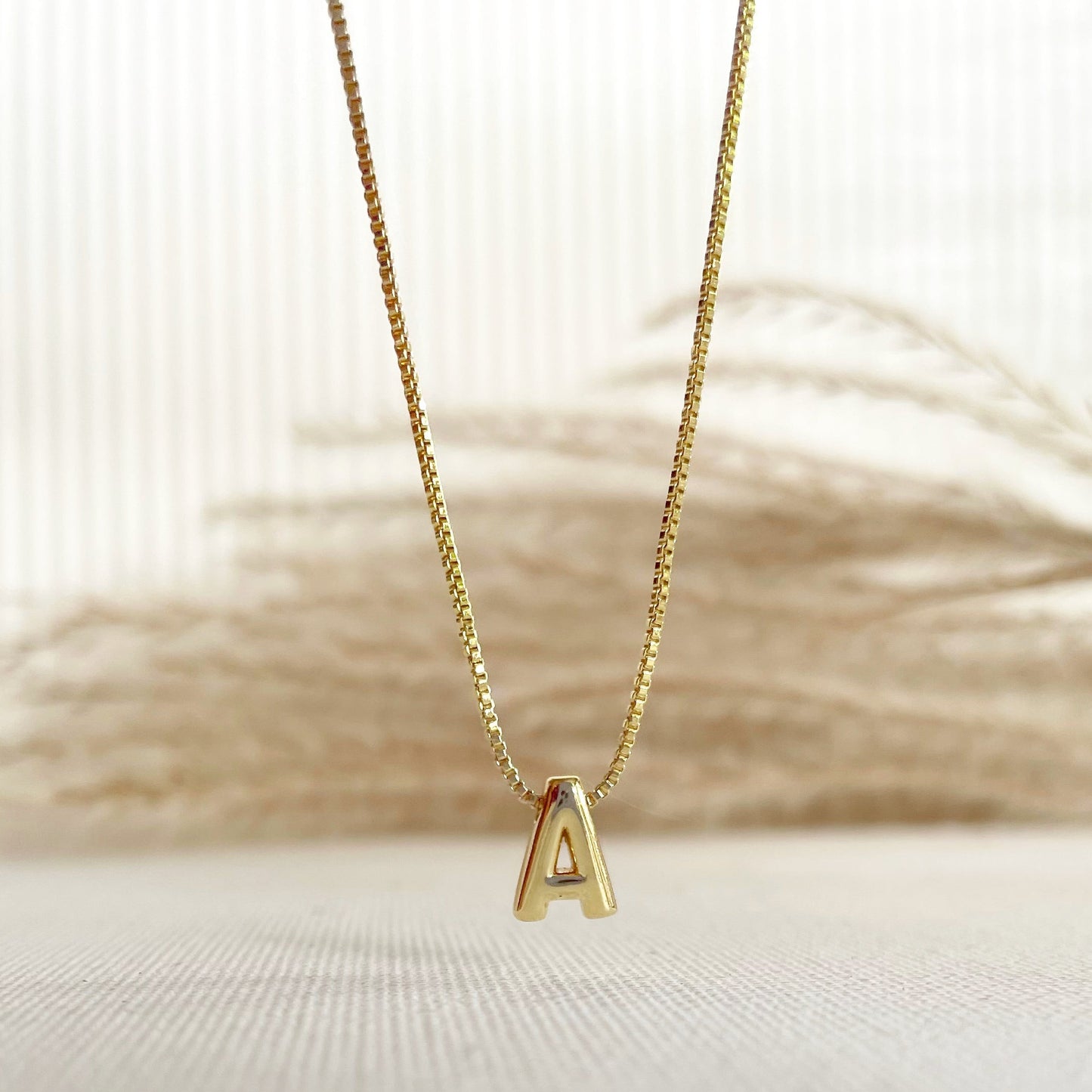 Enna Initial Letter Necklace