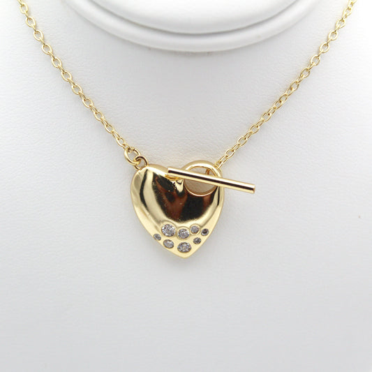 Crisbel Heart Gold Necklace