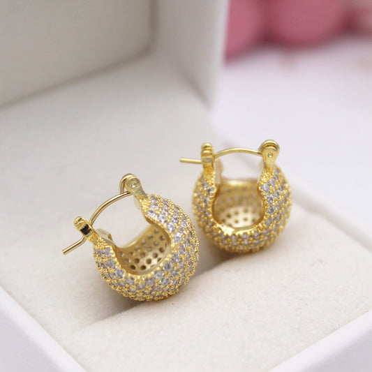 Angeline Huggie Earrings