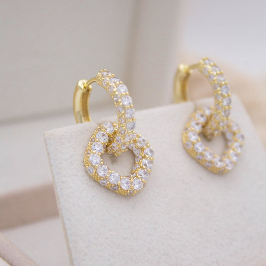 Carmelina Huggie Earrings