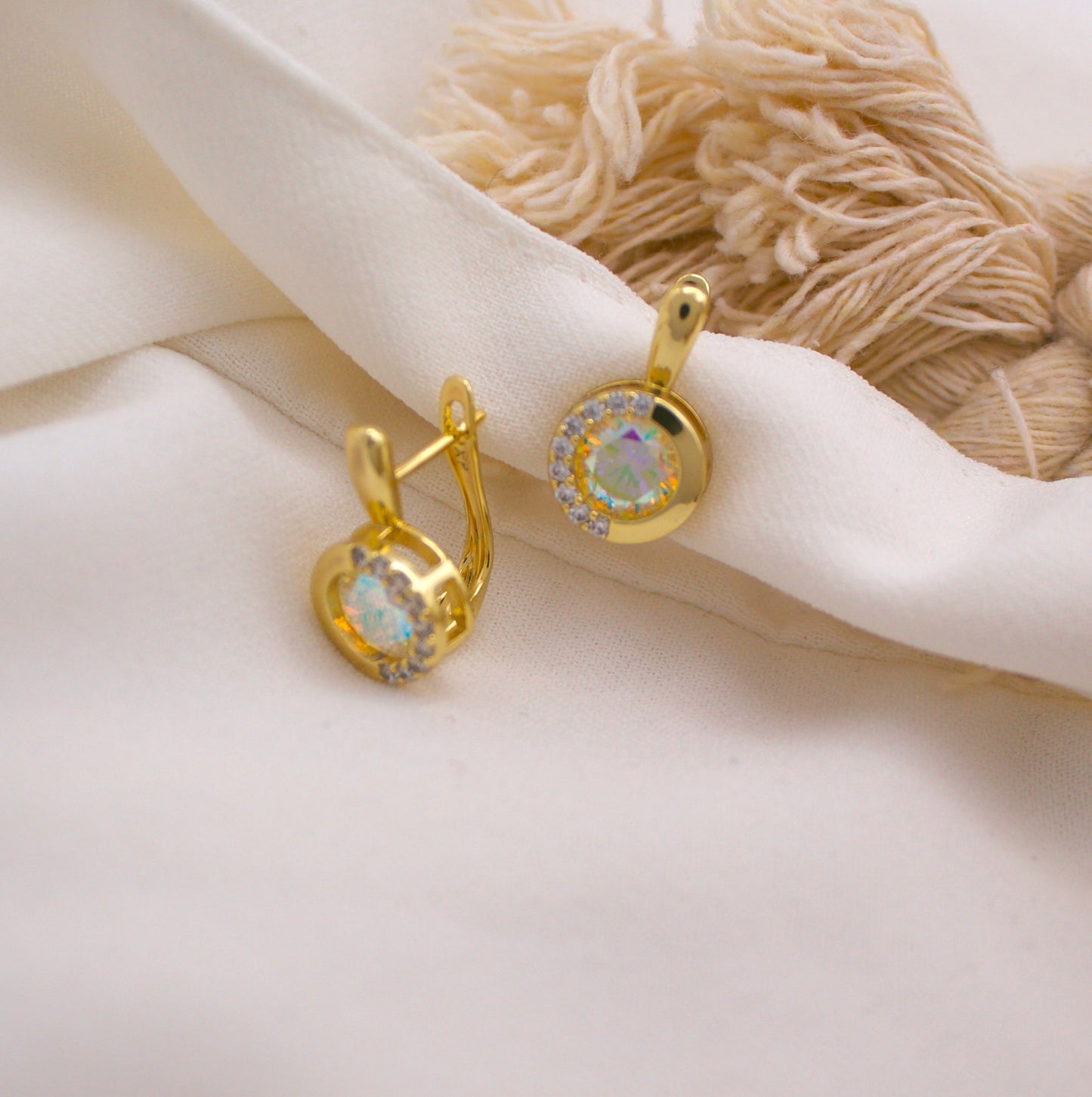 Tornasol Huggie Earrings