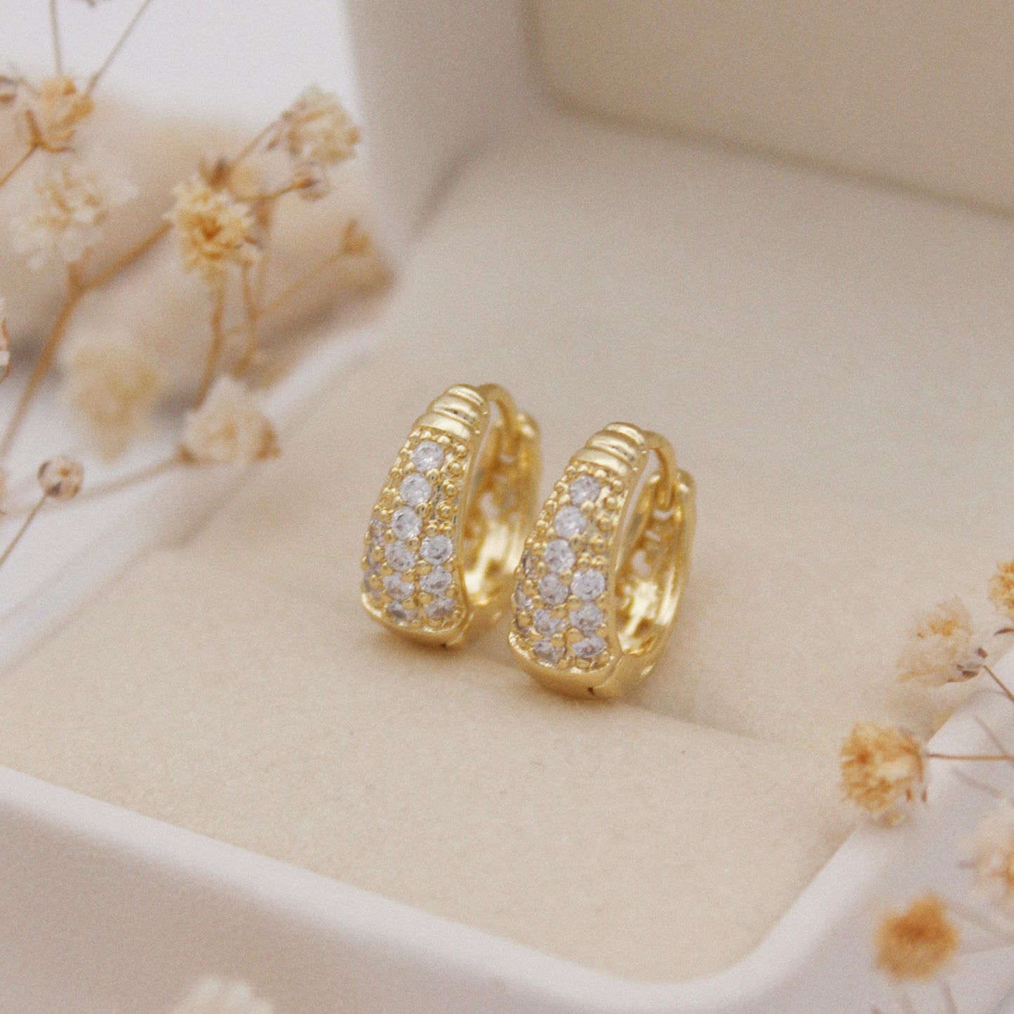 Nidia Huggie Earrings