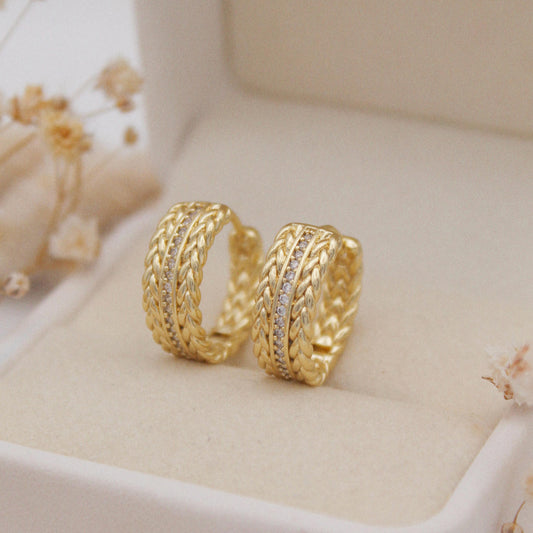 Eidothea Huggie Earrings