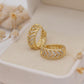 Ambrosia Huggie Earrings