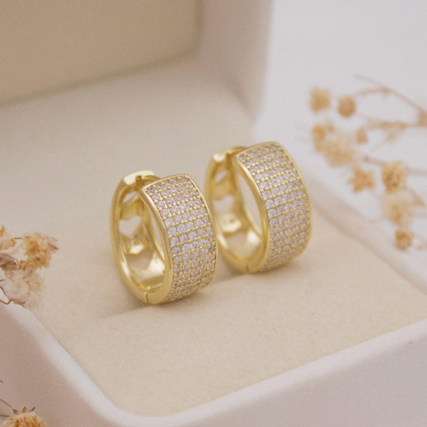 Sabrina Huggie Earrings