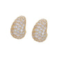 Laureana Gold Drop Stud Earrings