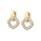 Atenea Gold Huggie Earrings