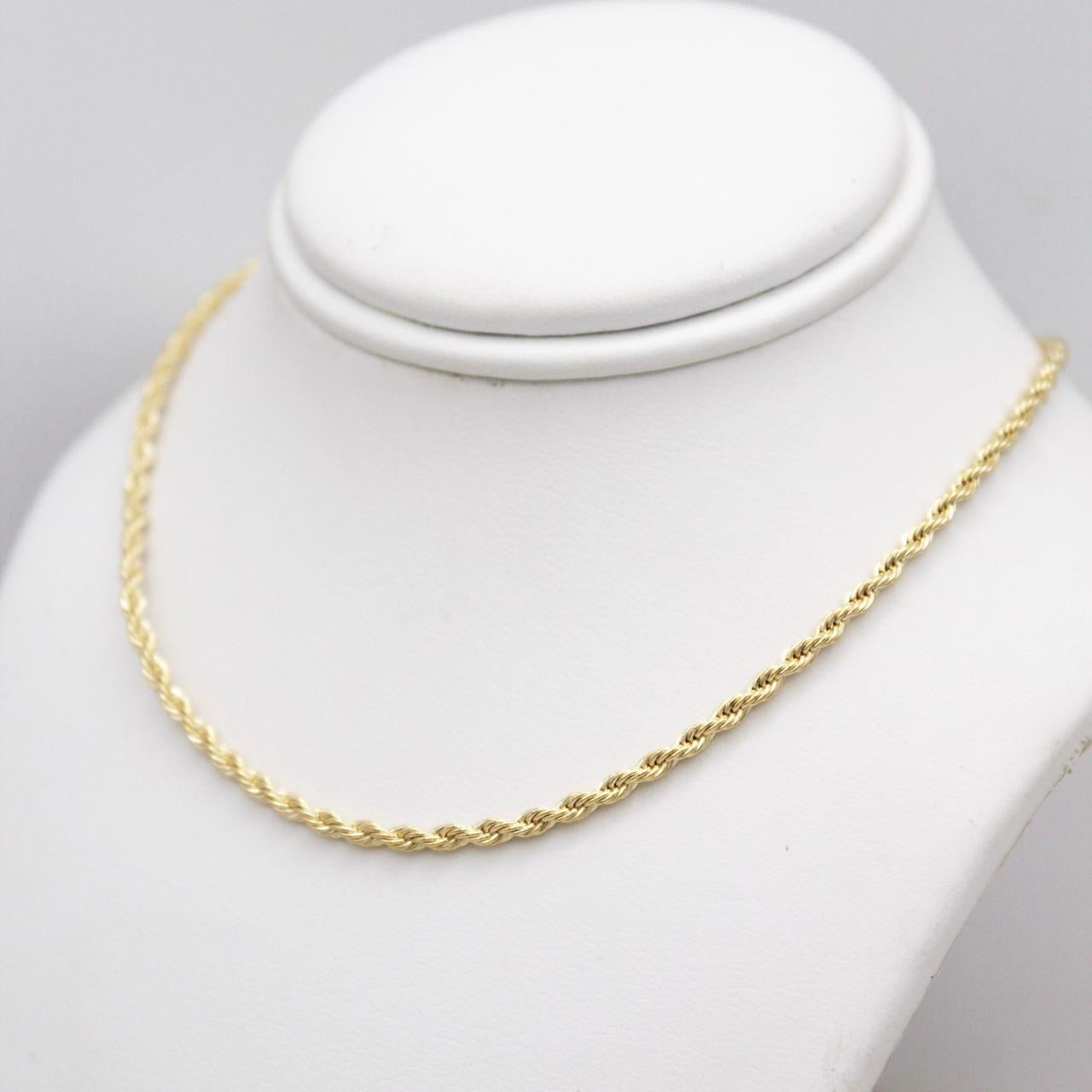May Gold Rope 45cm Necklace
