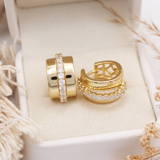 Auyanna Huggie Earrings