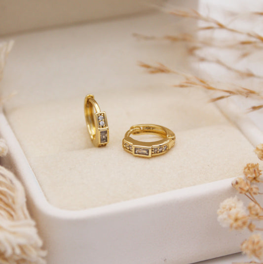 Lightly Huggie Earrings