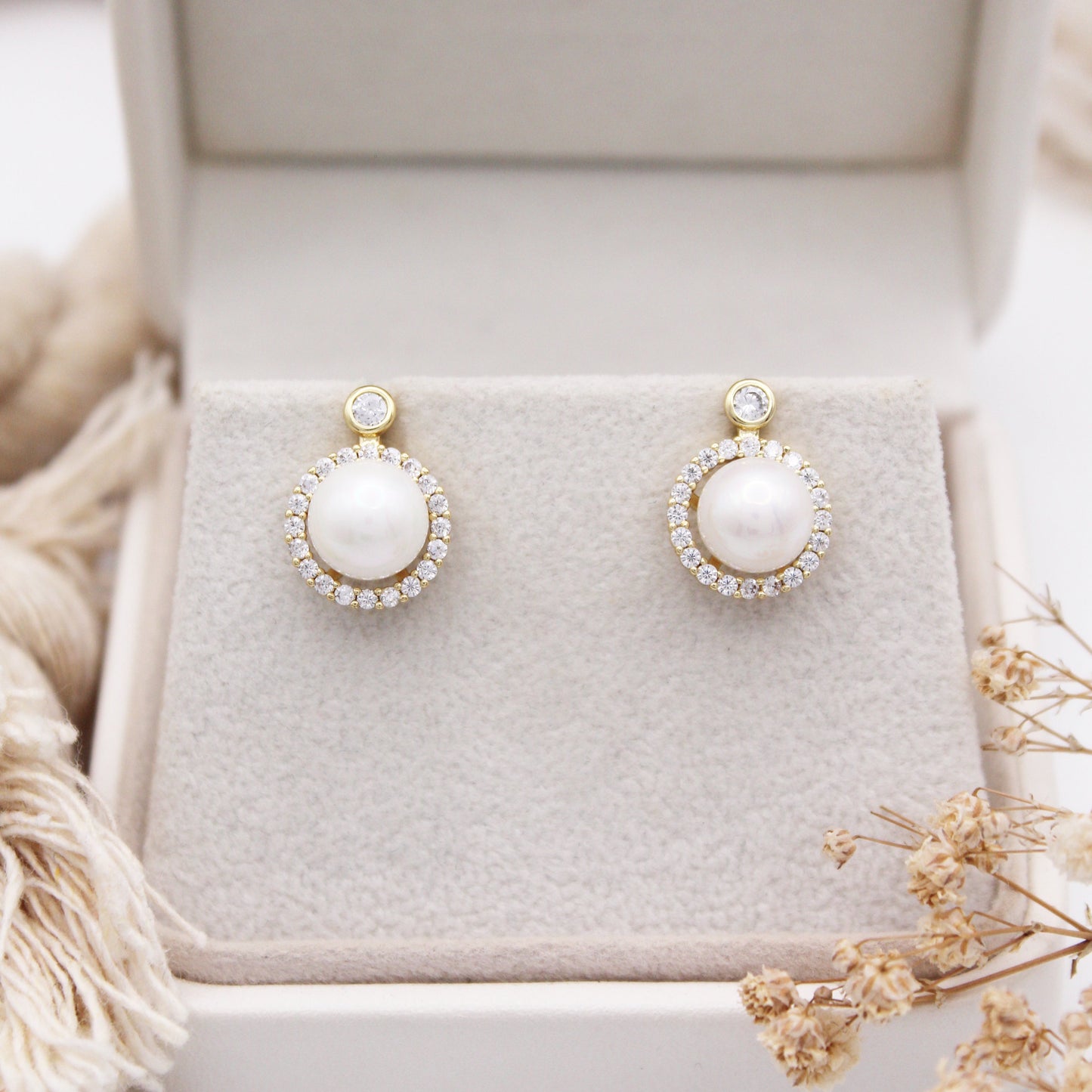 Morgana Pearl Stud Earrings