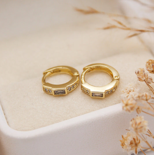 Lightly Huggie Earrings