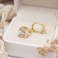 Fielle Pearl Huggie Earrings